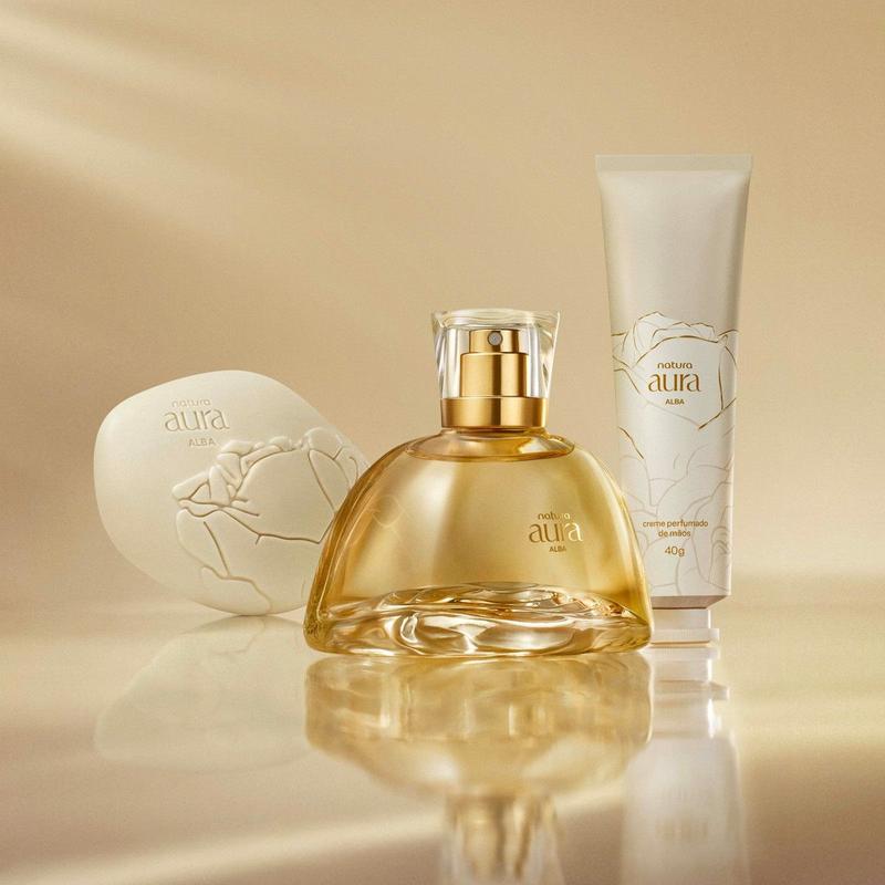 Presente Natura Aura Alba Completo (3 produtos) - Kit de Perfume